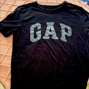 GAP Black T-Shirt with Gray Logo